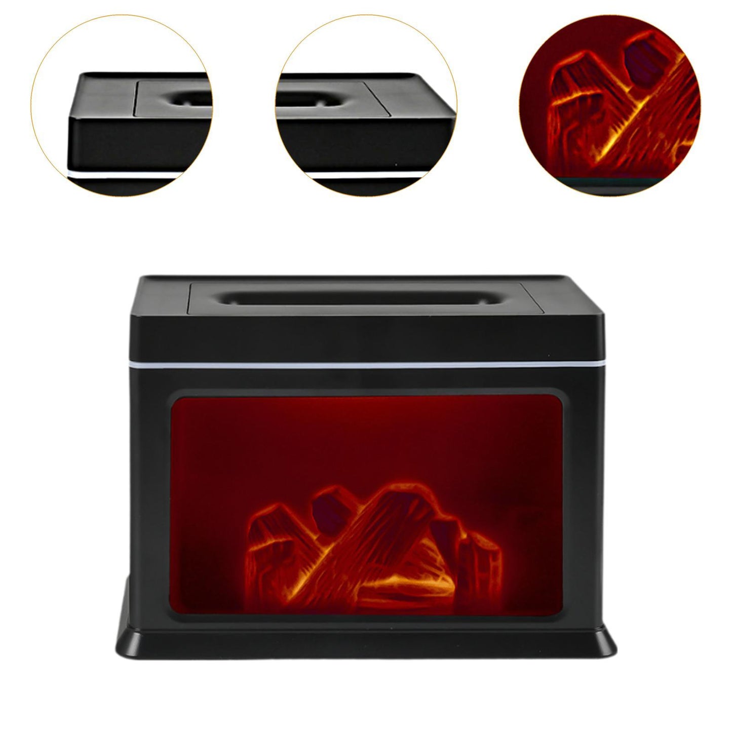 Humidificador tipo chimenea