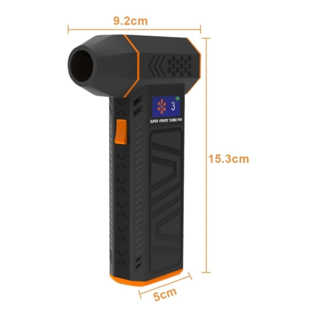 Soplador, aspiradora turbo portatil (power turbo fan)