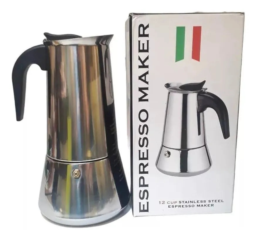 Cafetera moka expreso 12 tazas
