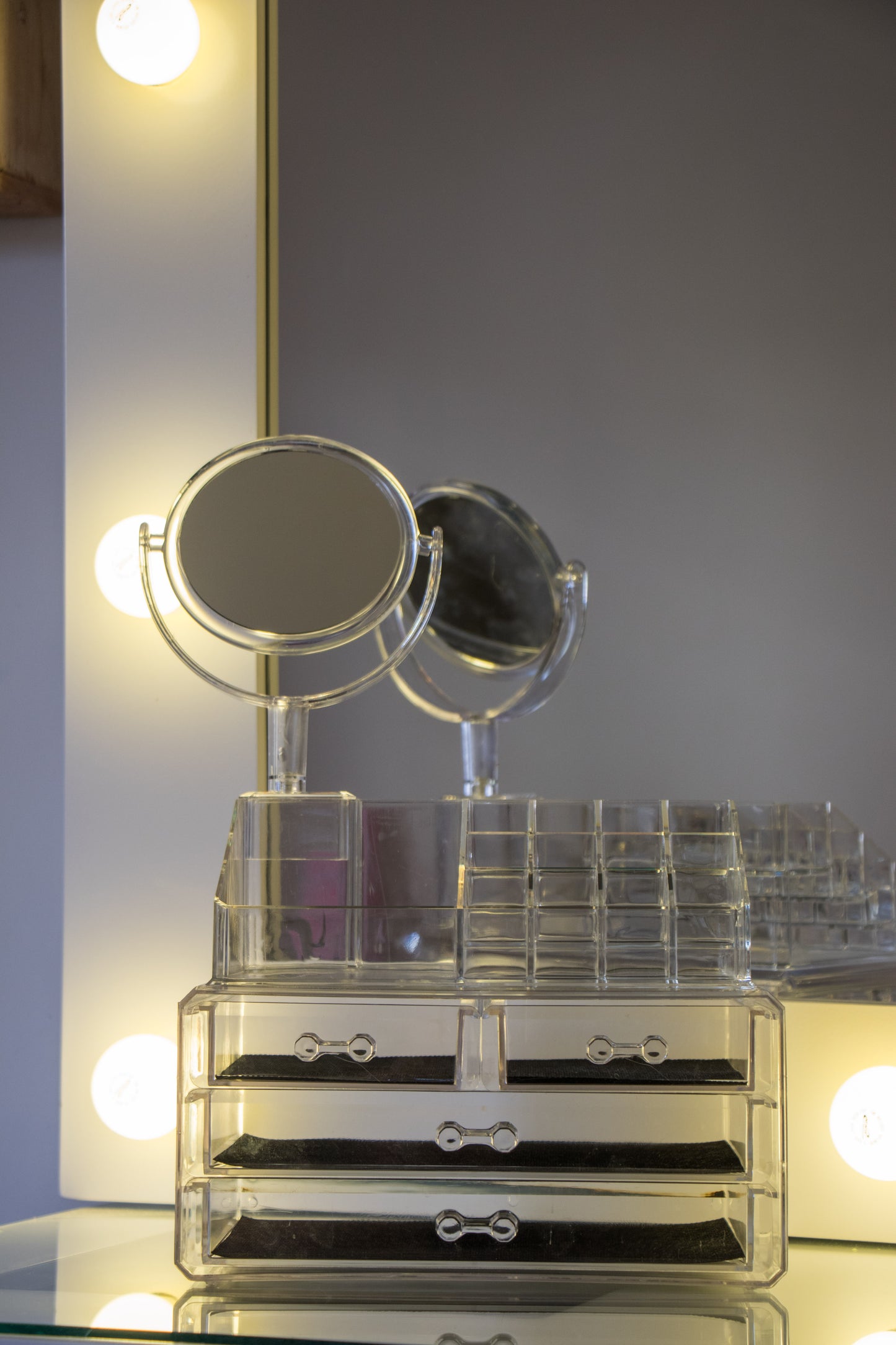 Organizador acrilico de maquillaje