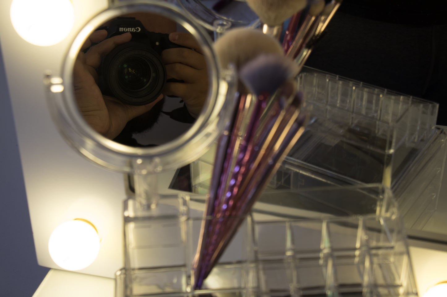 Organizador acrilico de maquillaje
