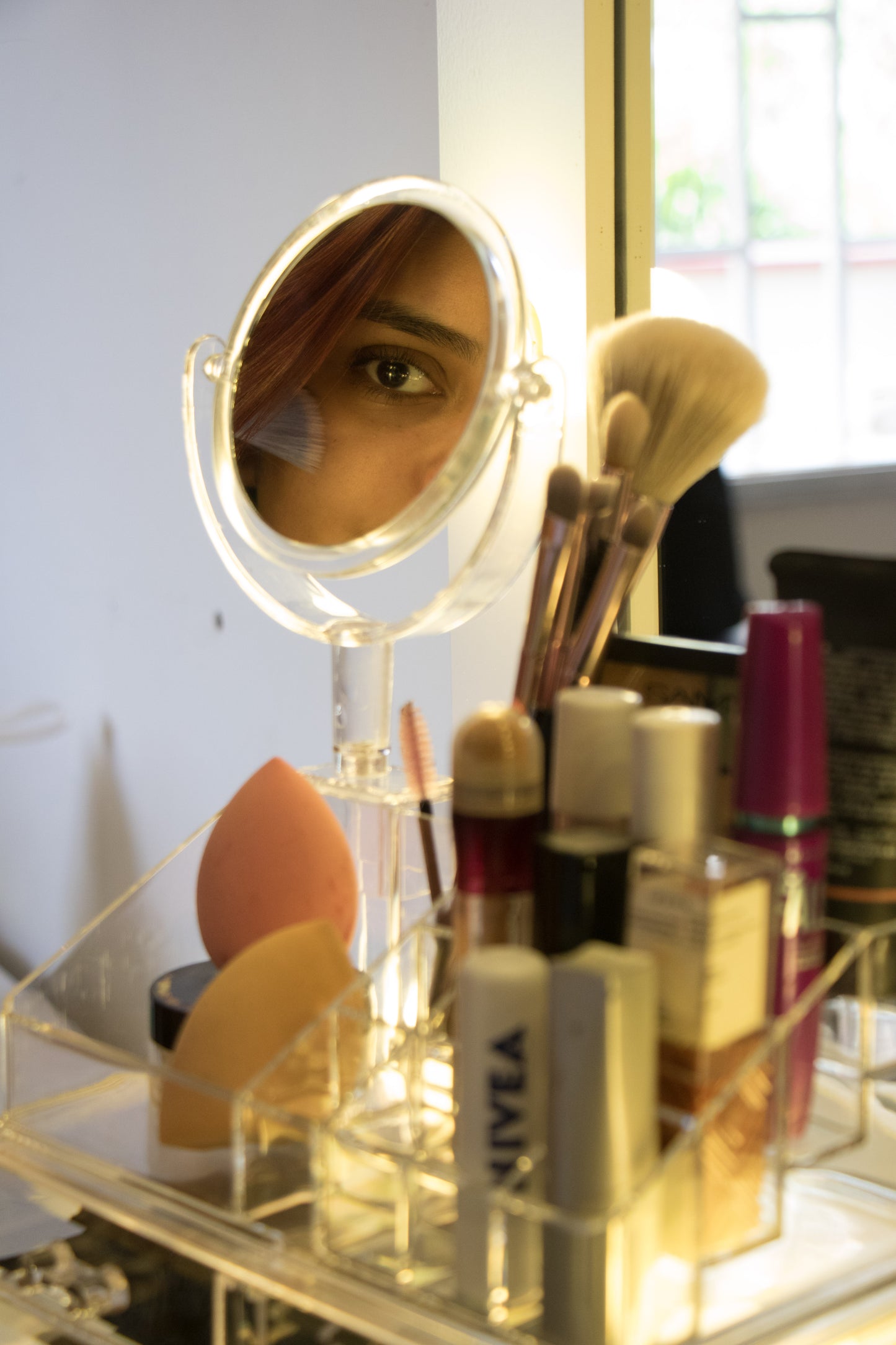 Organizador acrilico de maquillaje