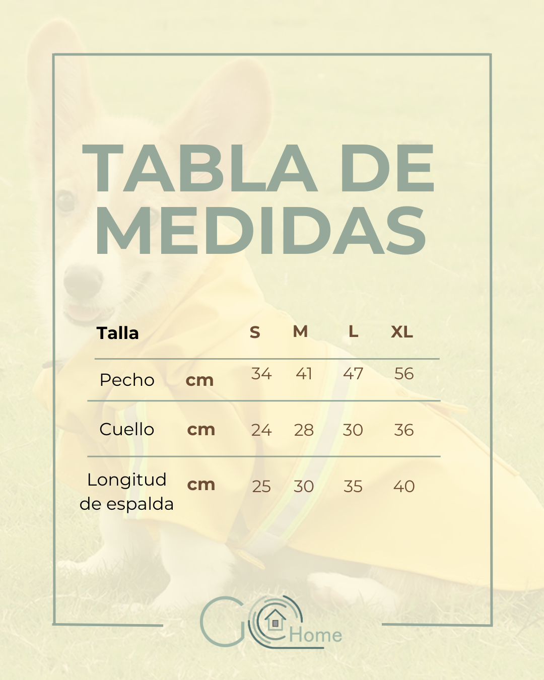 Impermeable reflectivo para perros