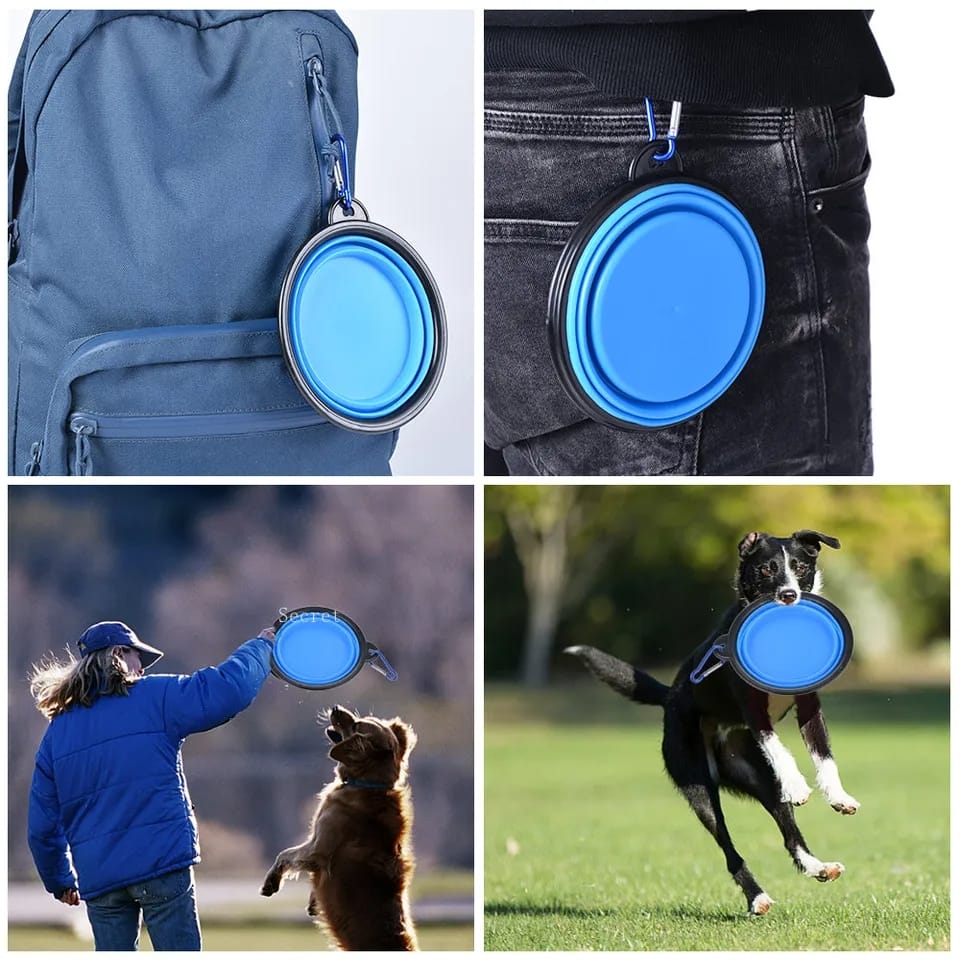 Recipiente plegable para mascotas