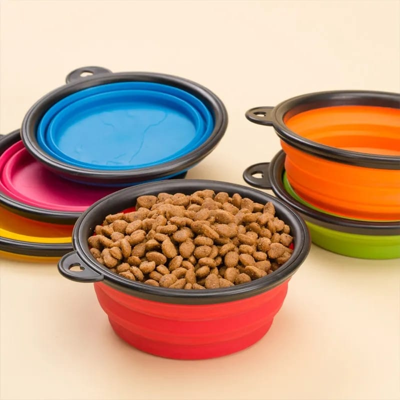 Recipiente plegable para mascotas