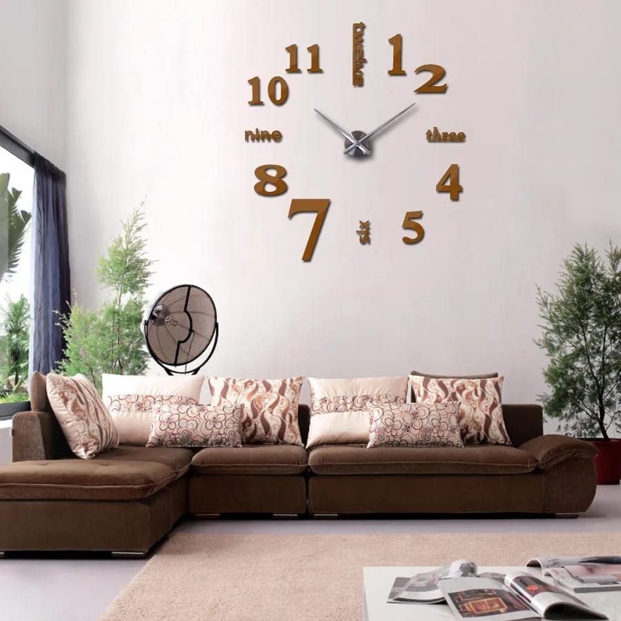 Reloj 3D grande para pared
