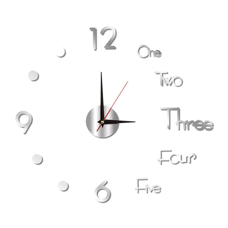 Reloj 3D mediano para pared