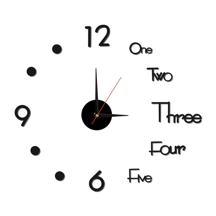 Reloj 3D mediano para pared