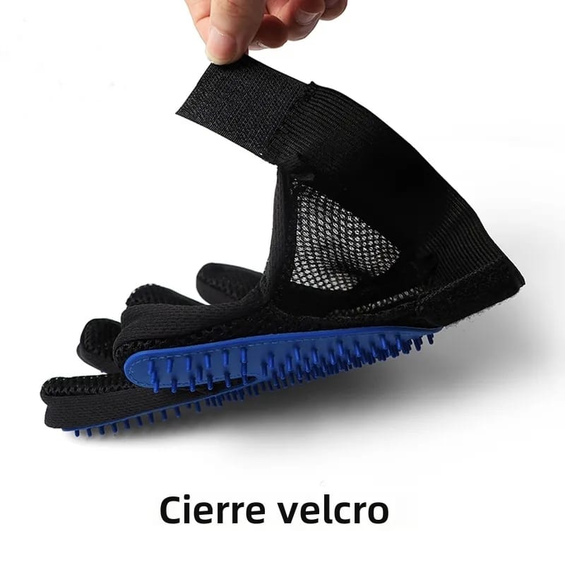 Guante removedor de pelos para mascotas