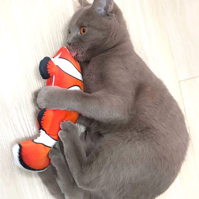 Pez eléctrico para gatos