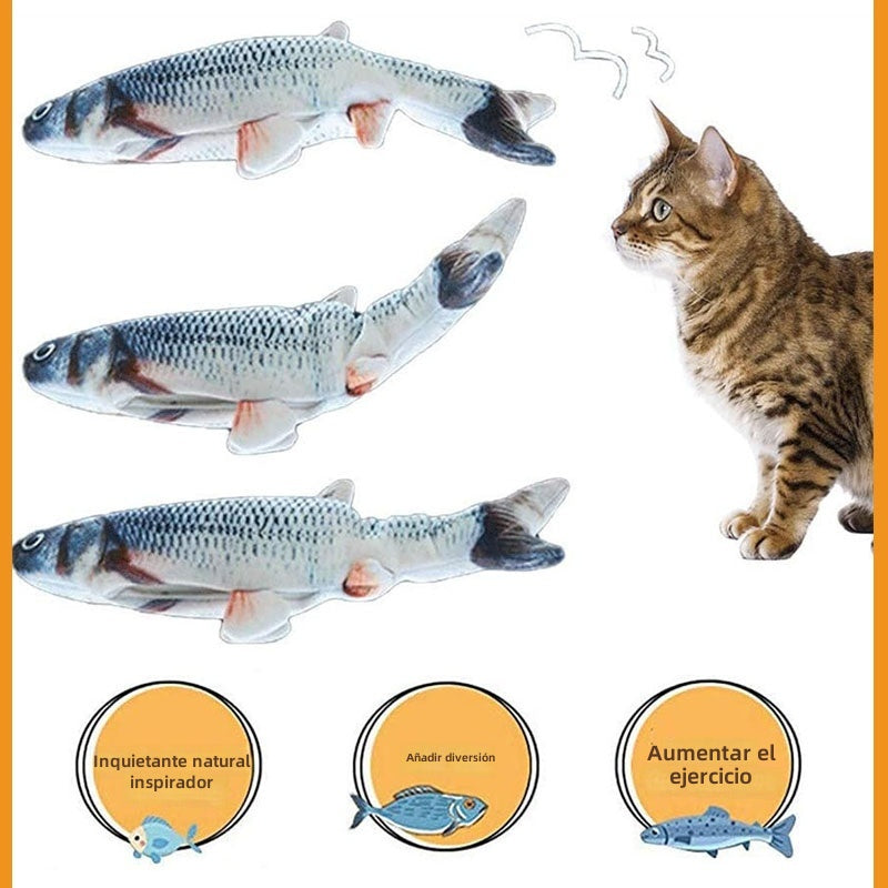 Pez eléctrico para gatos