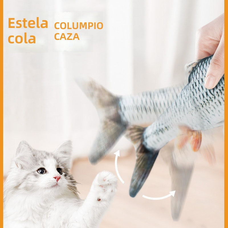 Pez eléctrico para gatos