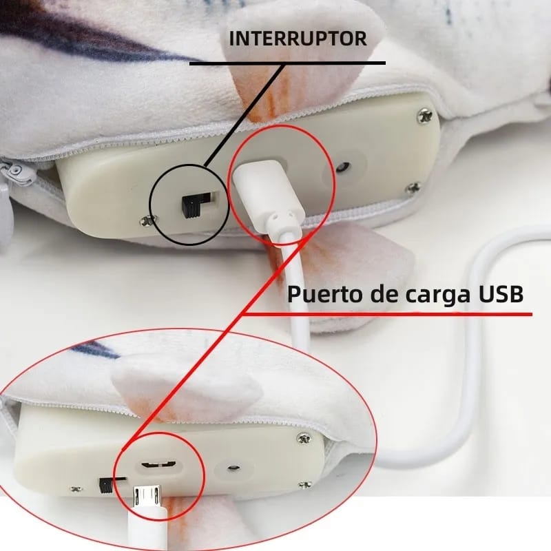 Pez eléctrico para gatos