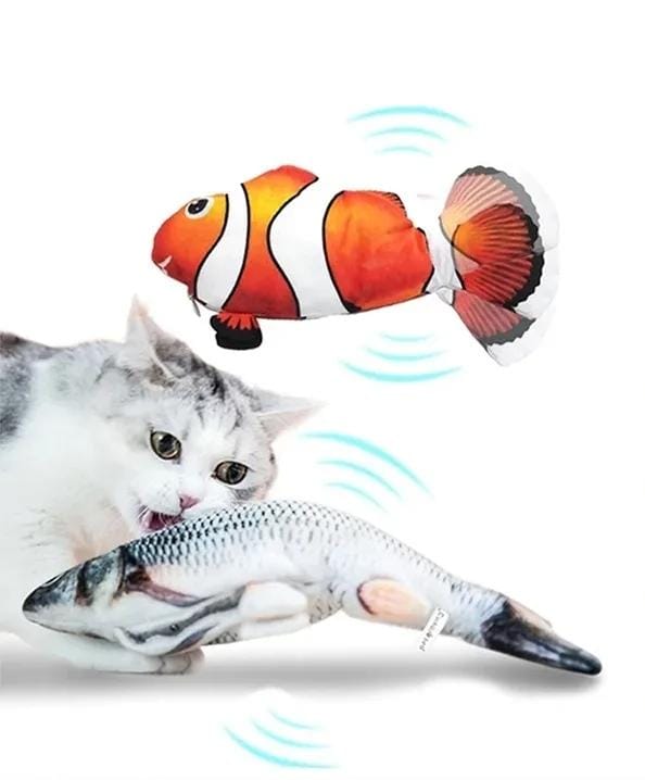 Pez eléctrico para gatos