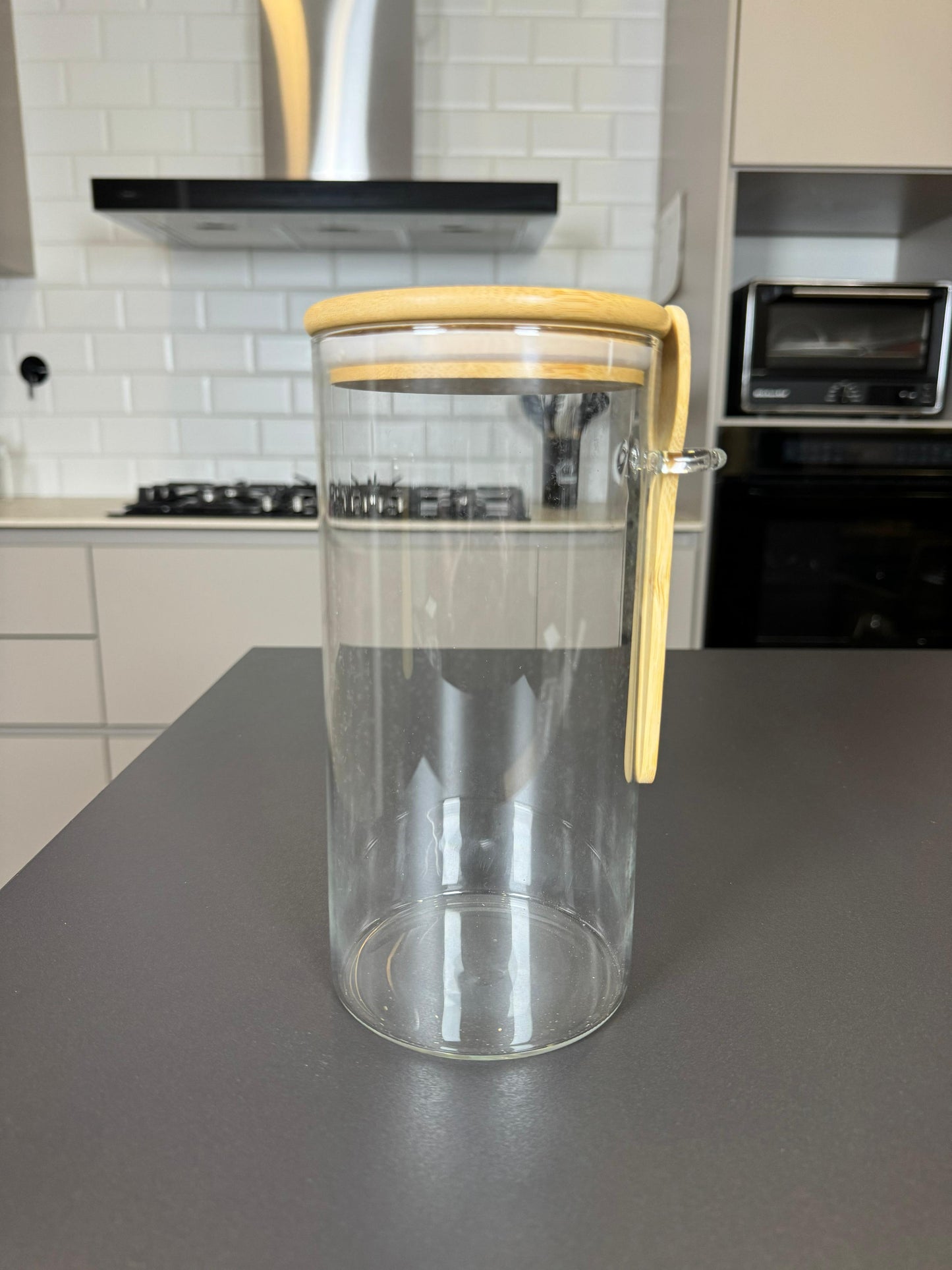 Recipiente redondo de vidrio 1100ml