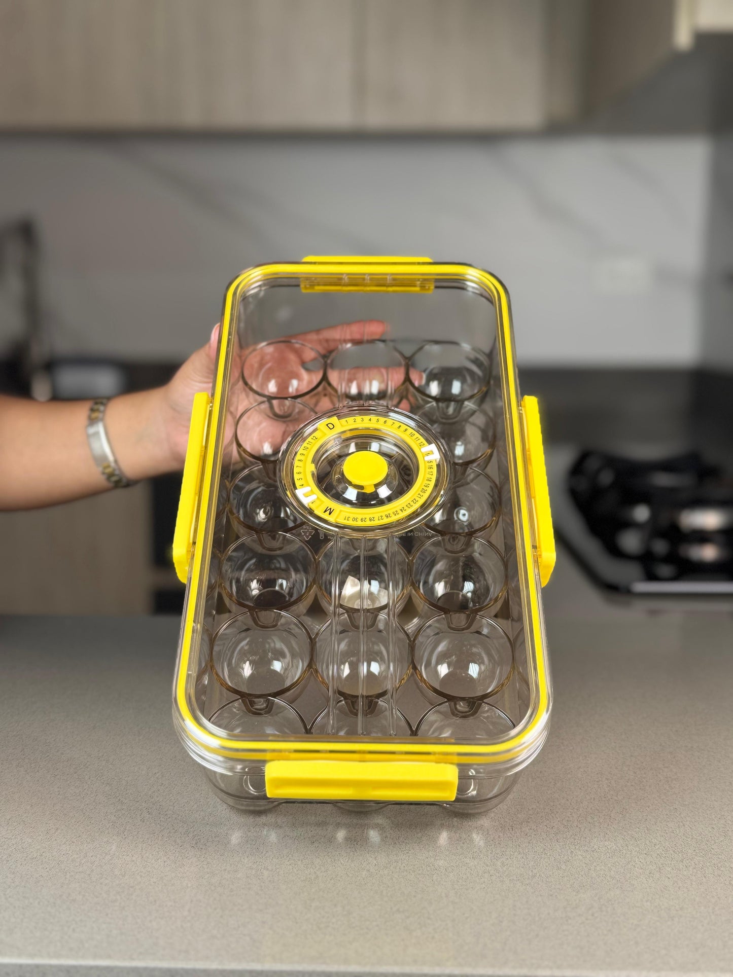 Organizador hermético de huevos