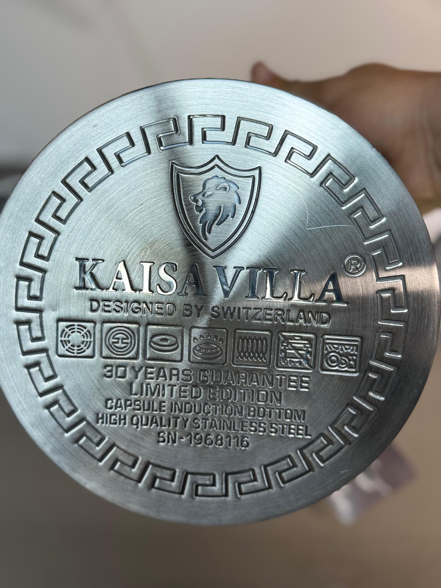 Juego de ollas x7 piezas de acero quirurgico Kaisa Villa