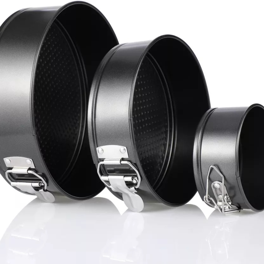 Set de moldes para tortas x3