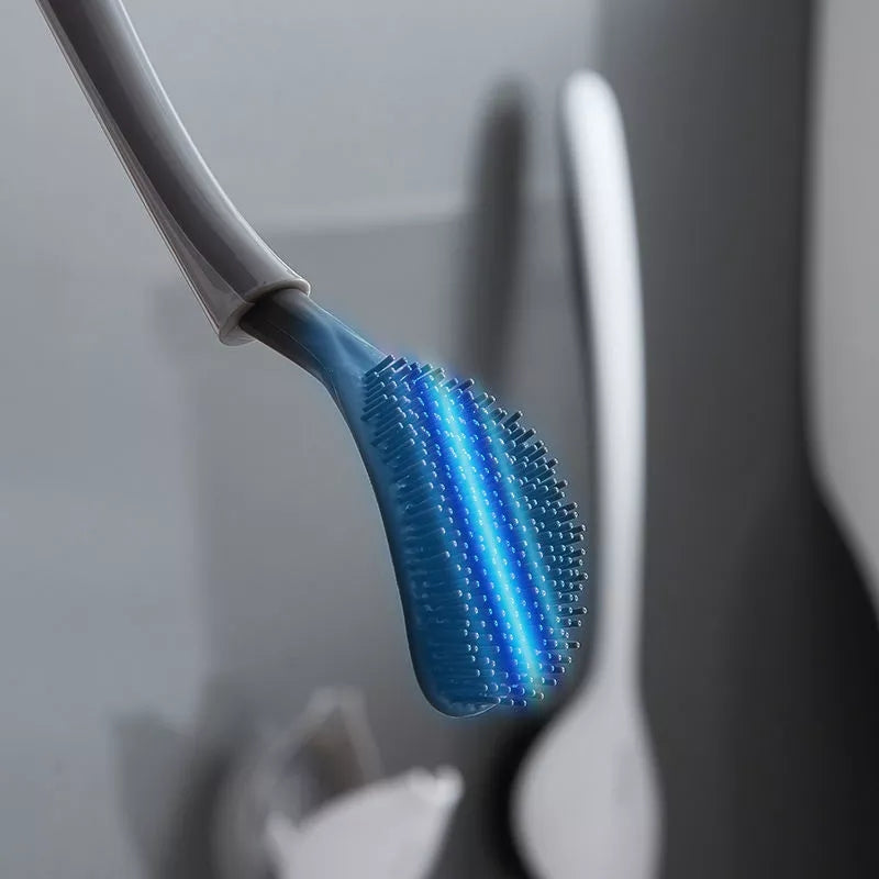 Cepillo de silicona para baño