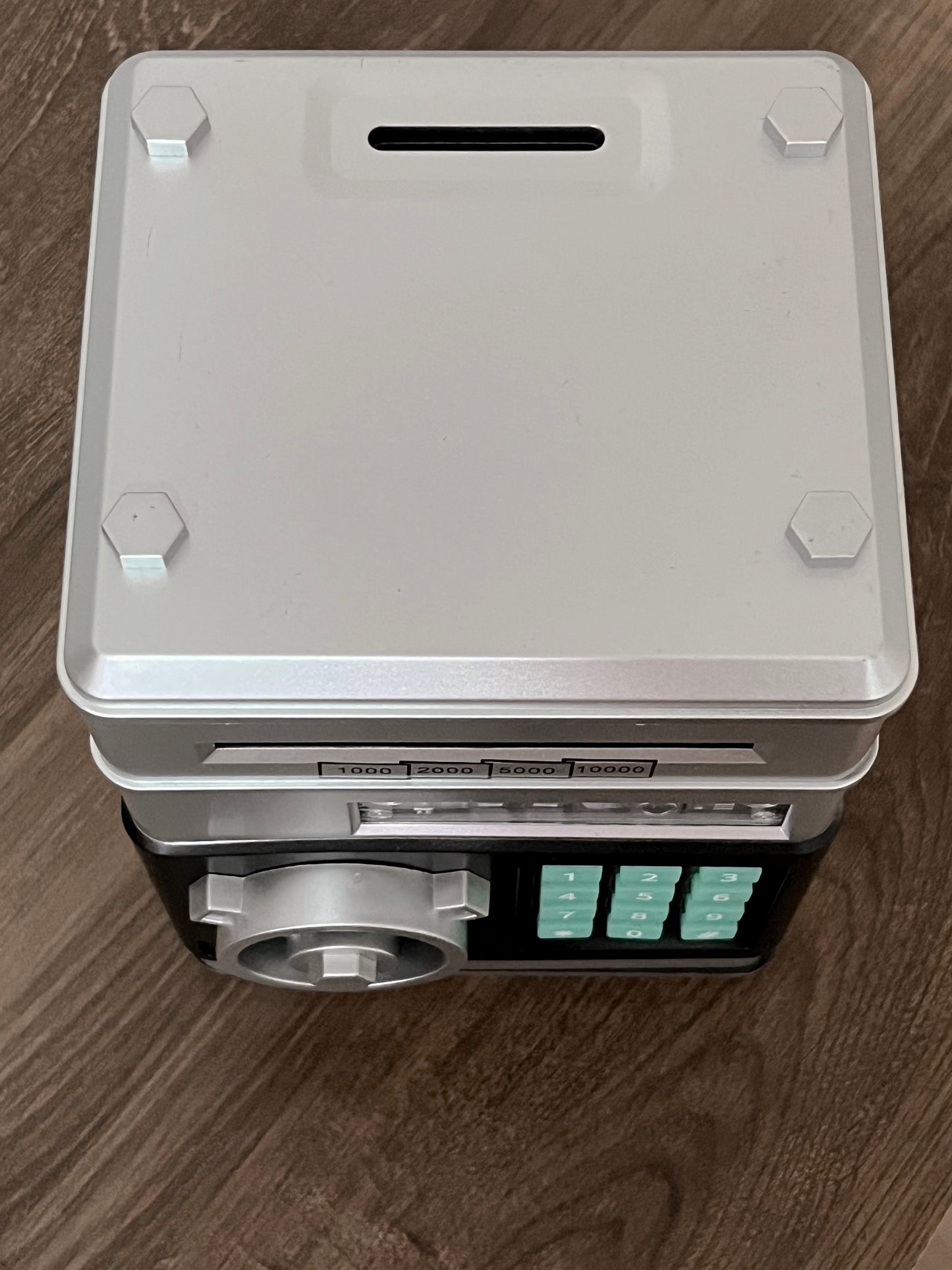 Alcancia electrónica caja fuerte