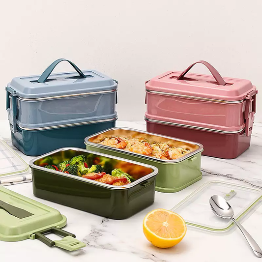 Lunch box 2 niveles 1,2 litros