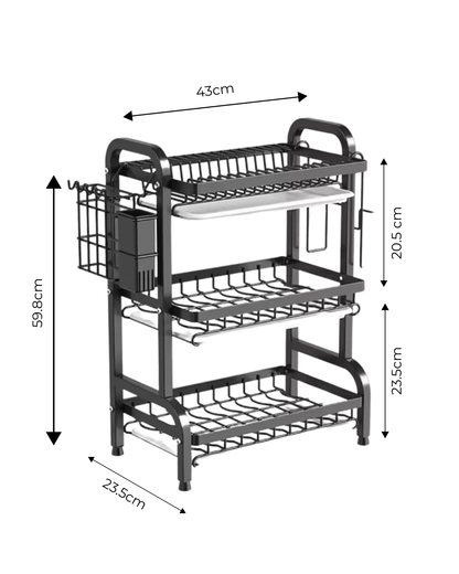 Escurridor de loza 3 niveles