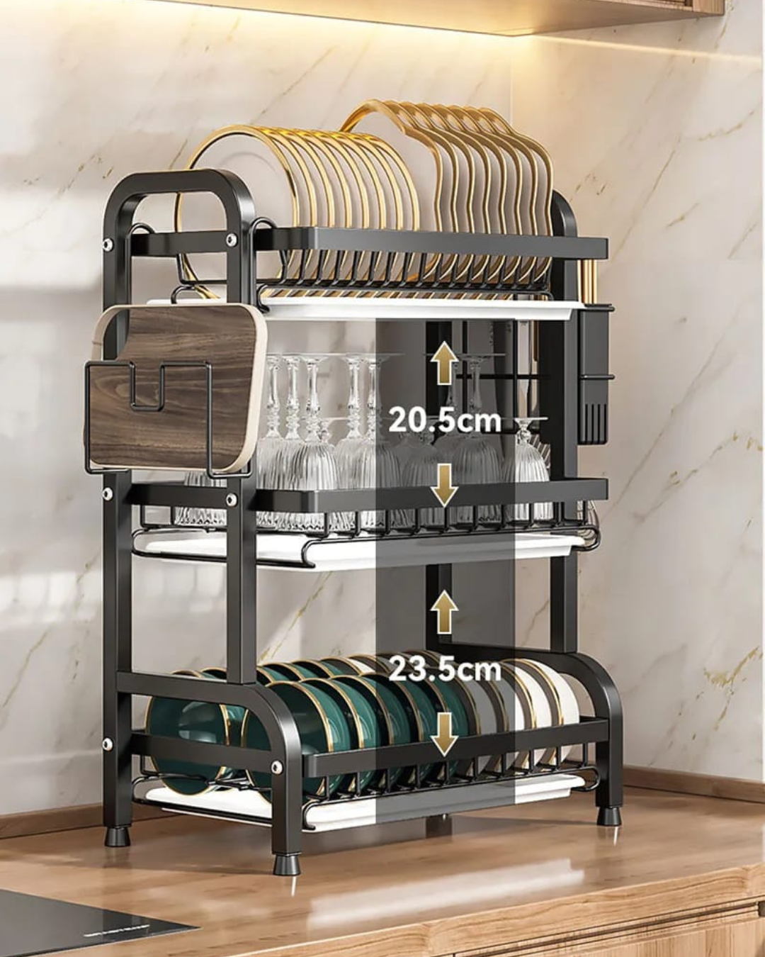 Escurridor de loza 3 niveles