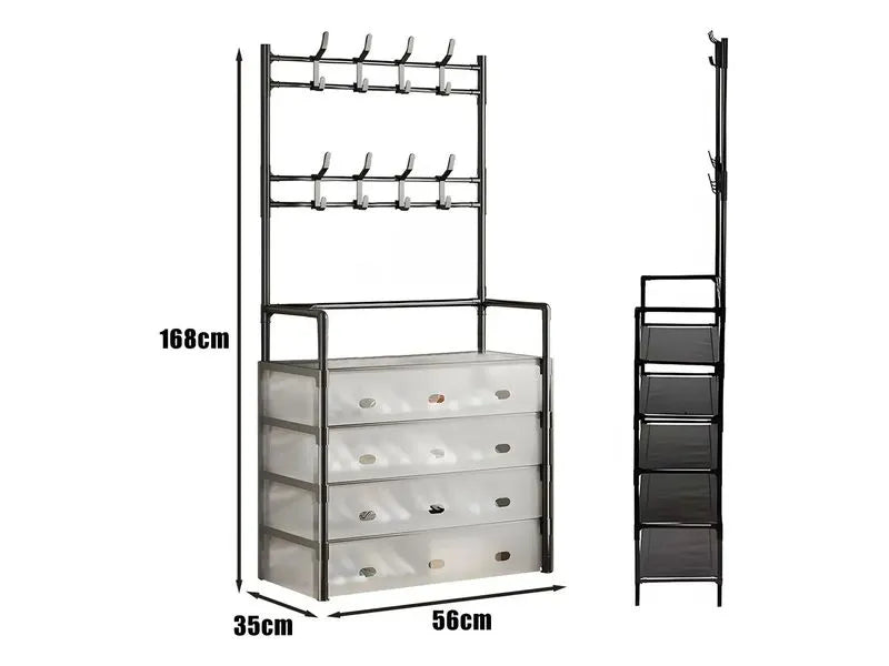 Zapatero 5 niveles mas perchero