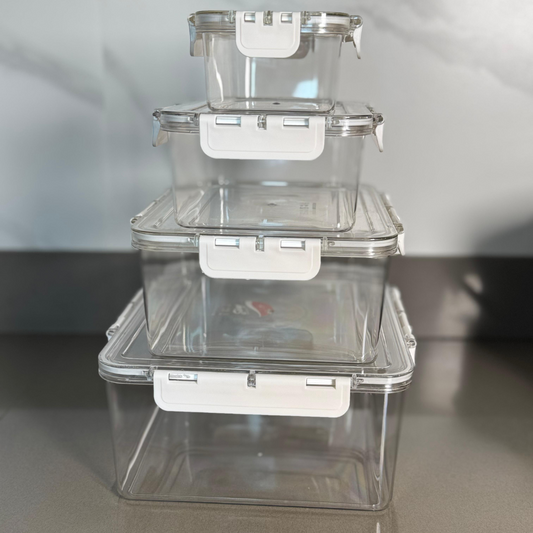 Set de contenedores para alimentos X4