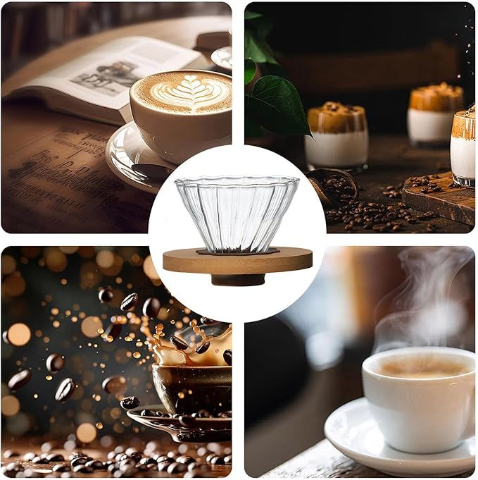 Embudo vidrio v60
