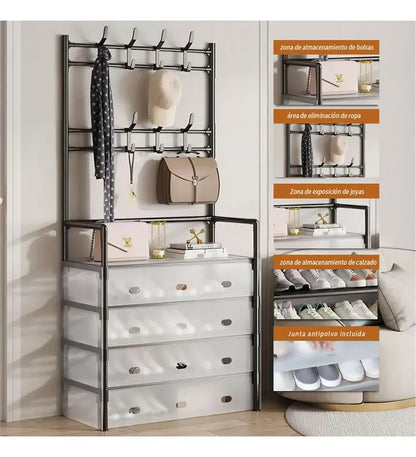 Zapatero 5 niveles mas perchero