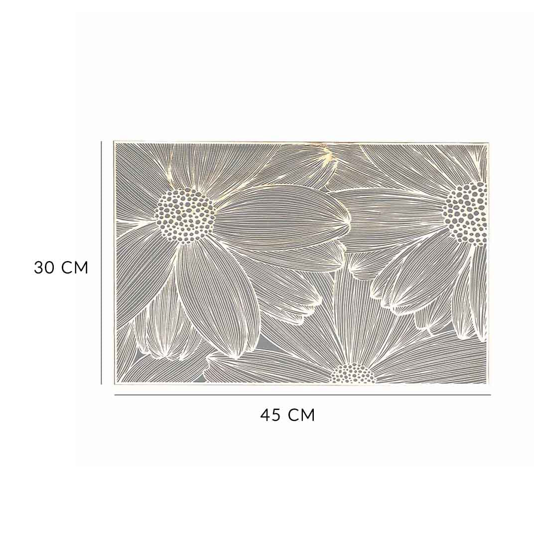 Individual rectangular flor