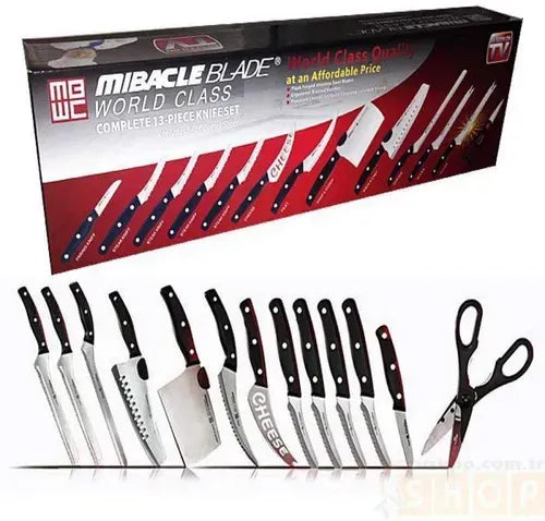set de cuchillos x 13 piezas