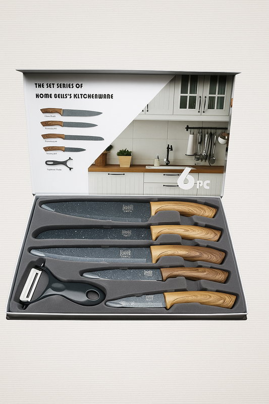 Set de cuchillos x6 piezas
