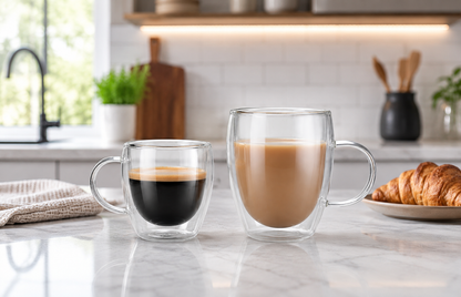 Vaso doble pared con agarradera