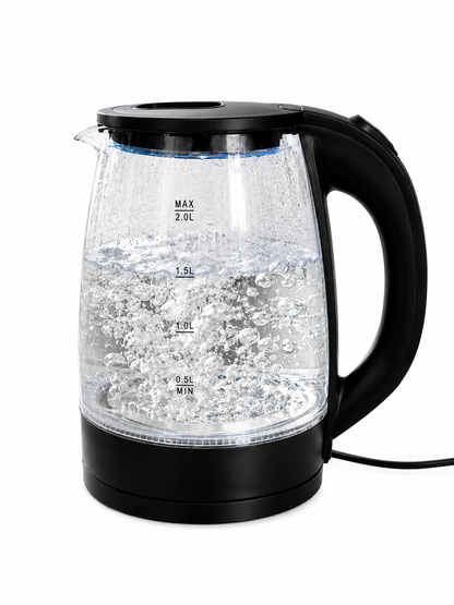 Tetera de vidrio eléctrica 2lt
