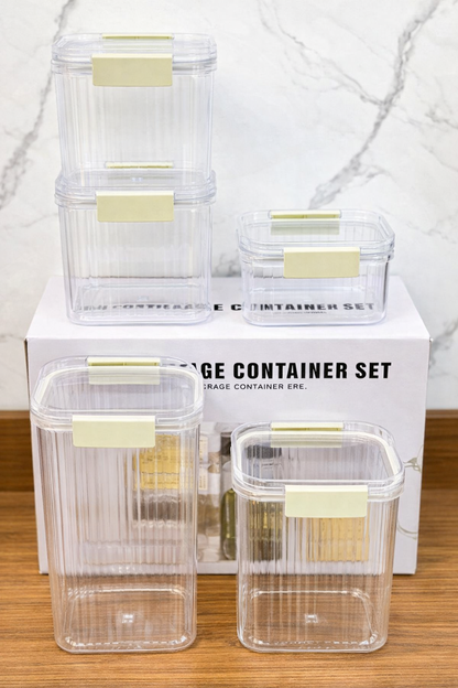 Set de recipientes x 5