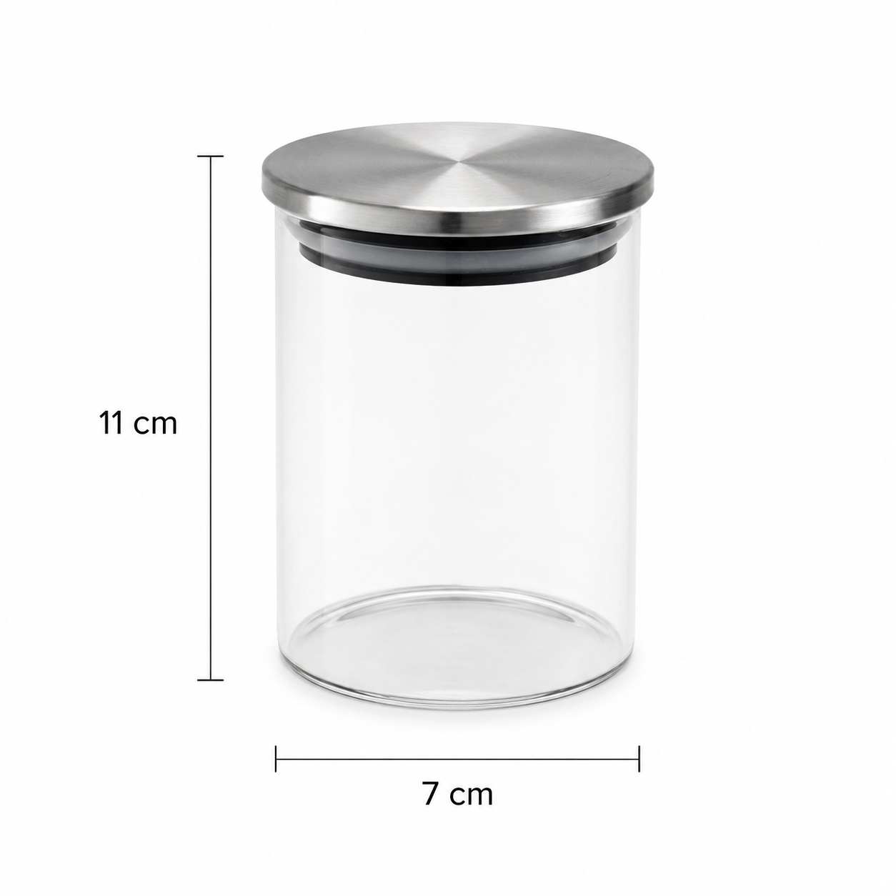 Recipiente redondo de vidrio 100ml