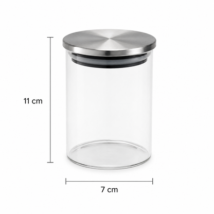 Recipiente redondo de vidrio 100ml