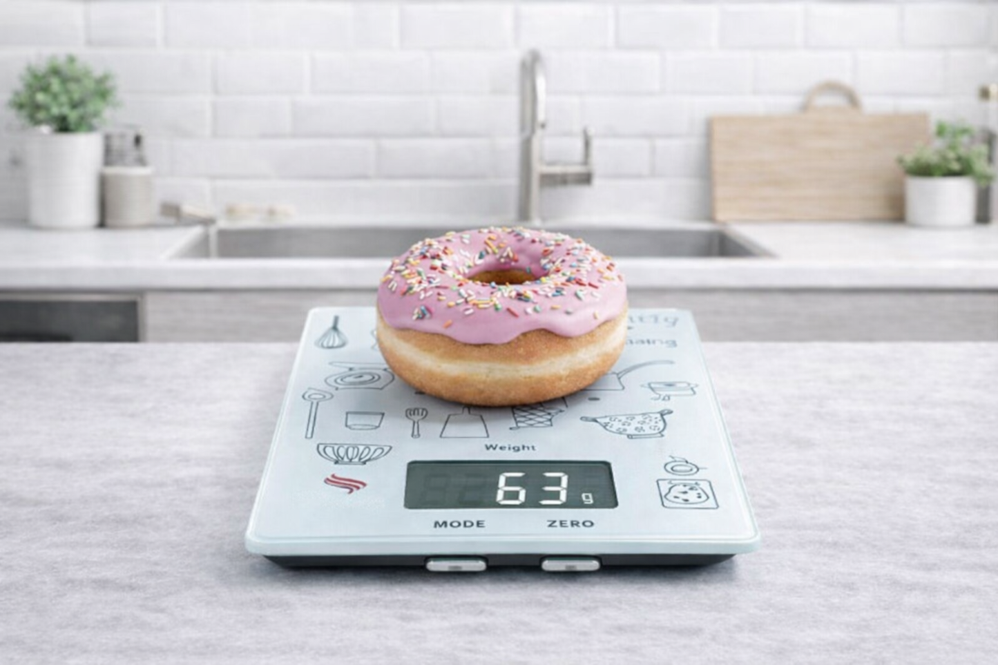 Gramera nutricional con bluetooth