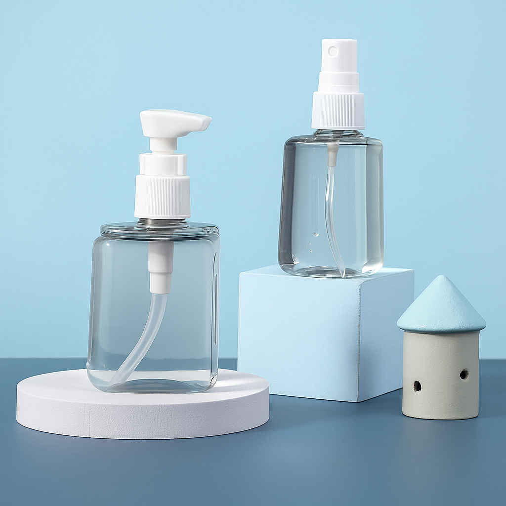 Set de botellas viajeras x4