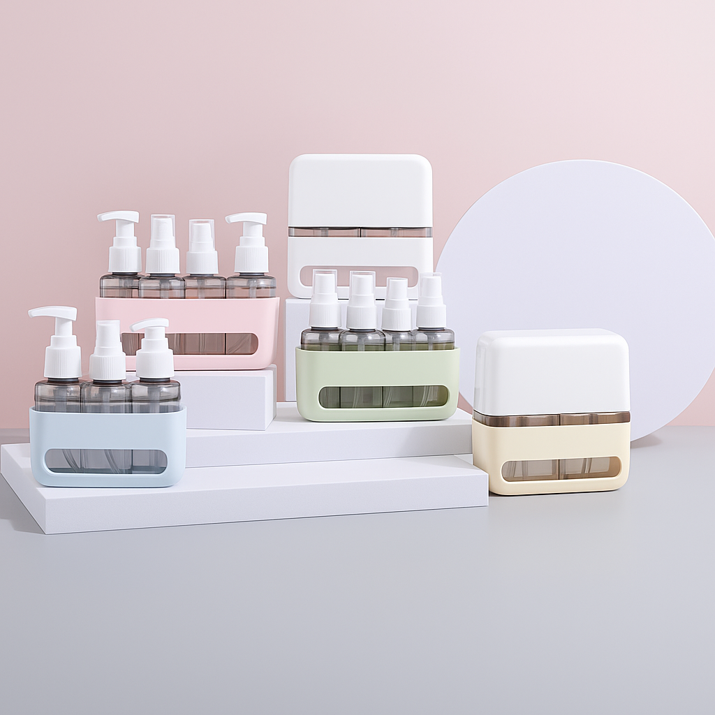 Set de botellas viajeras x4