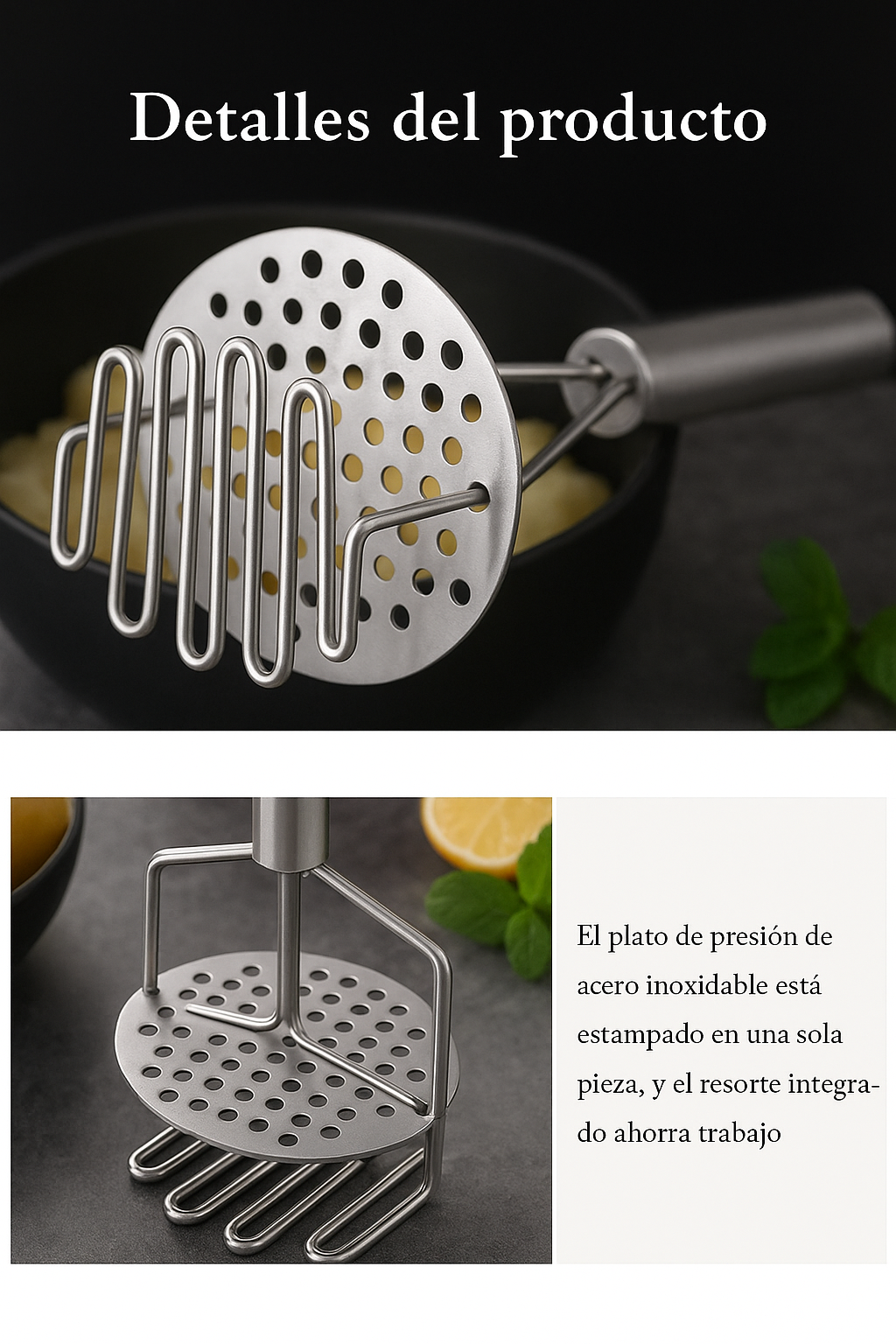 Machacador de papa ChefPress