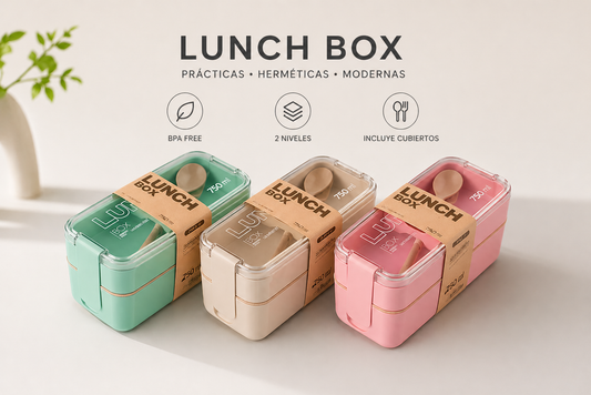 Lunch box 750ml 2 niveles