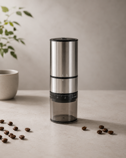 Molino de café eléctrico metalico con aspas de acero inoxidable