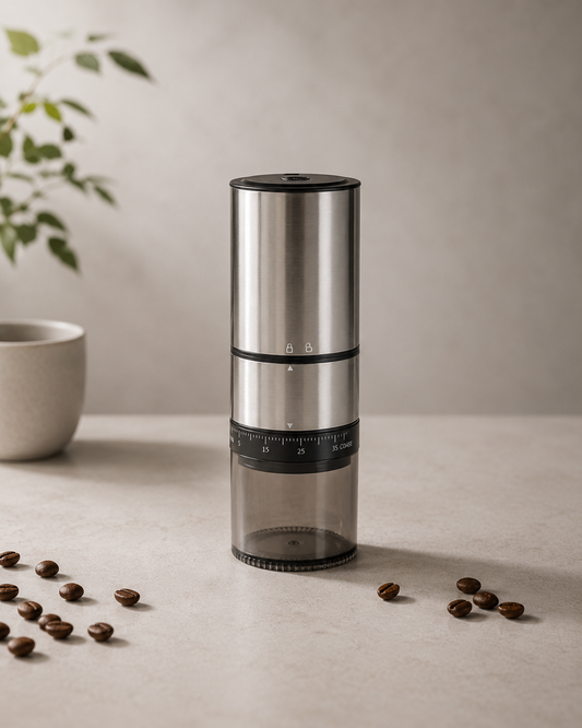 Molino de café eléctrico metalico