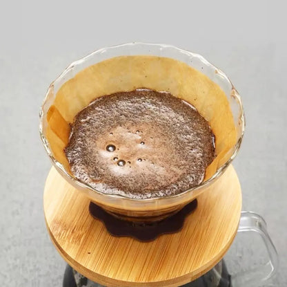 Embudo de vidrio v60 mediano