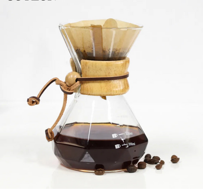 Cafetera chemex vidrio borosilicato 1000ml
