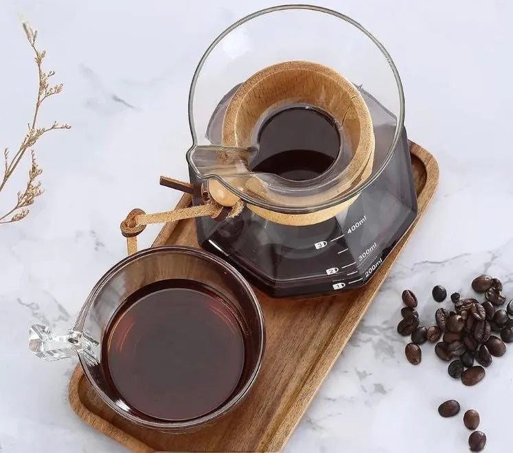 Cafetera chemex vidrio borosilicato 400ml