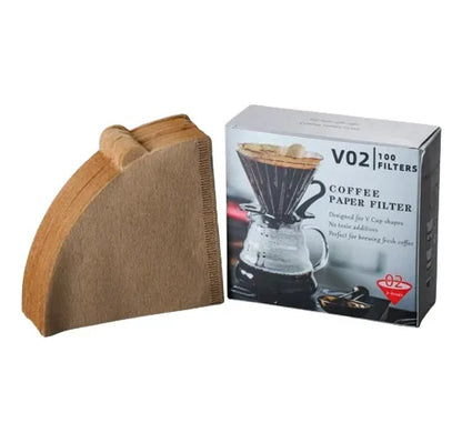 Set de 100 filtro para cafe v02